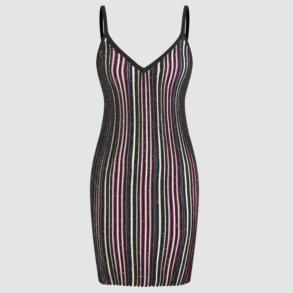 ✨Striped Sequin Mini Dress